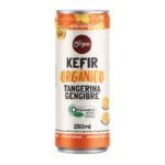 Kefir Orgânico Tangerina Gengibre Organ - Substituto saudável do refrigerante